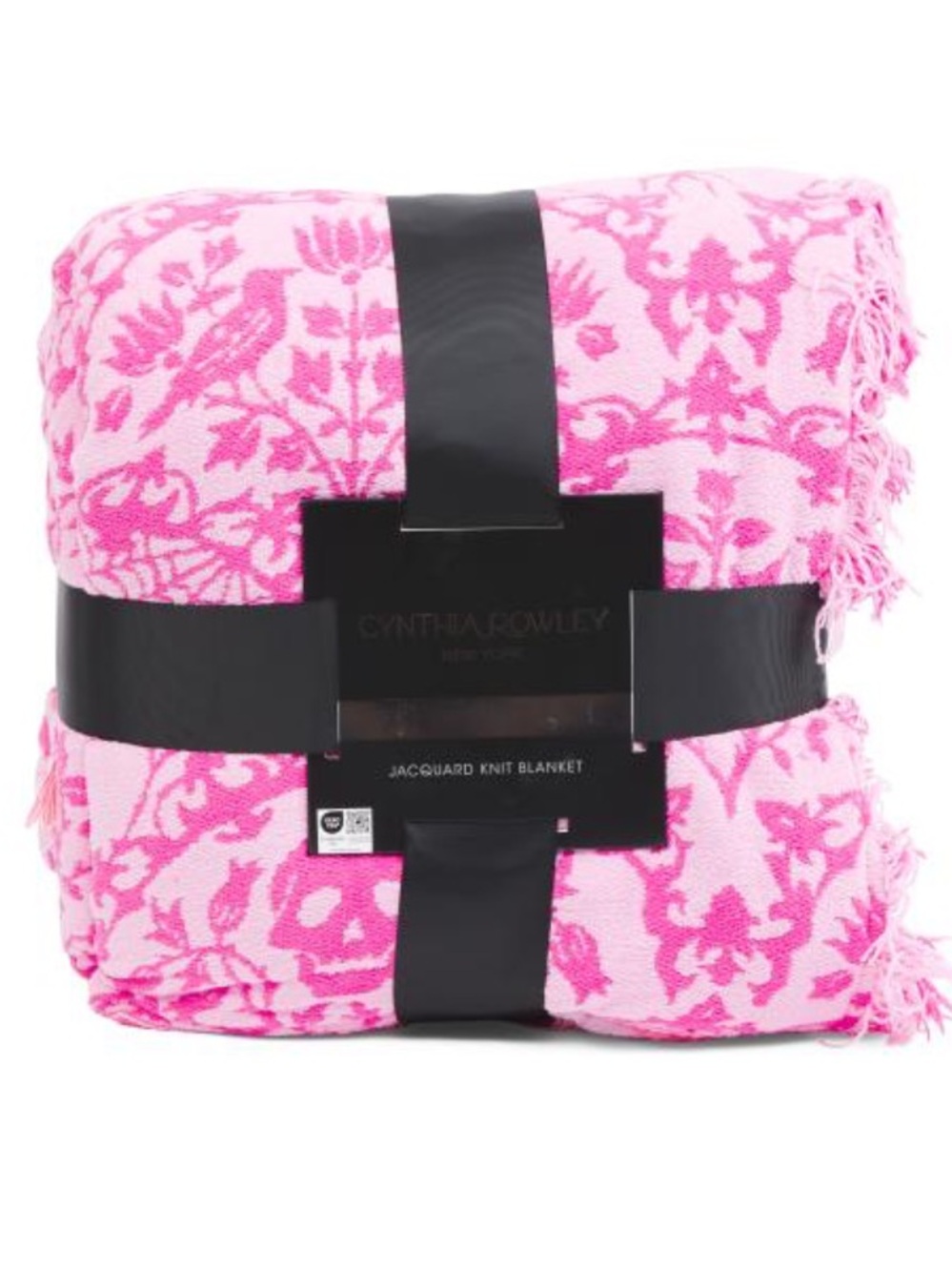 Cynthia Rowley Hot Pink  Chenille Blanket
